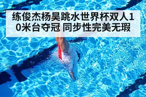 练俊杰杨昊跳水世界杯双人10米台夺冠 同步性完美无瑕
